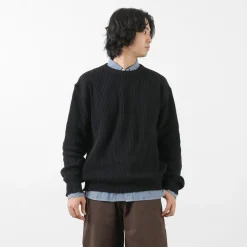 BINGHAMTON KNITTING COMPANY Knits^/ Shaker Crew Knit