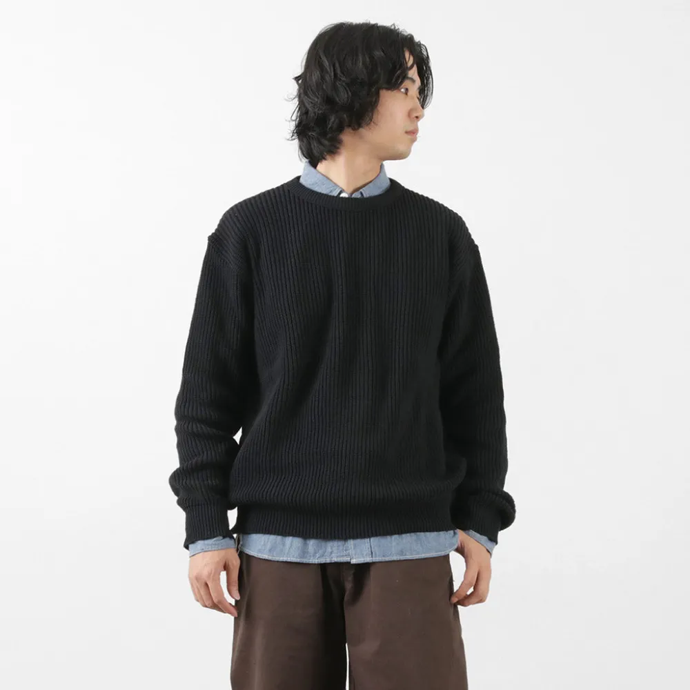 BINGHAMTON KNITTING COMPANY Knits^/ Shaker Crew Knit