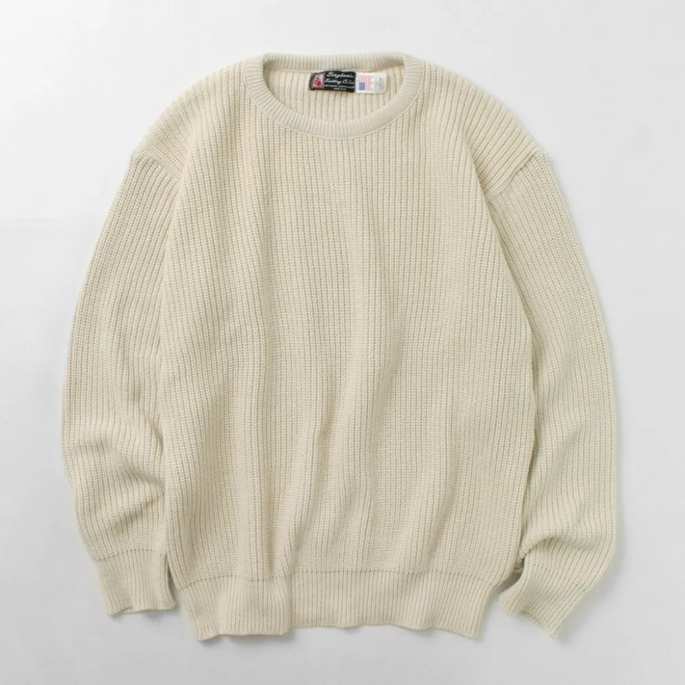 BINGHAMTON KNITTING COMPANY Knits^/ Shaker Crew Knit