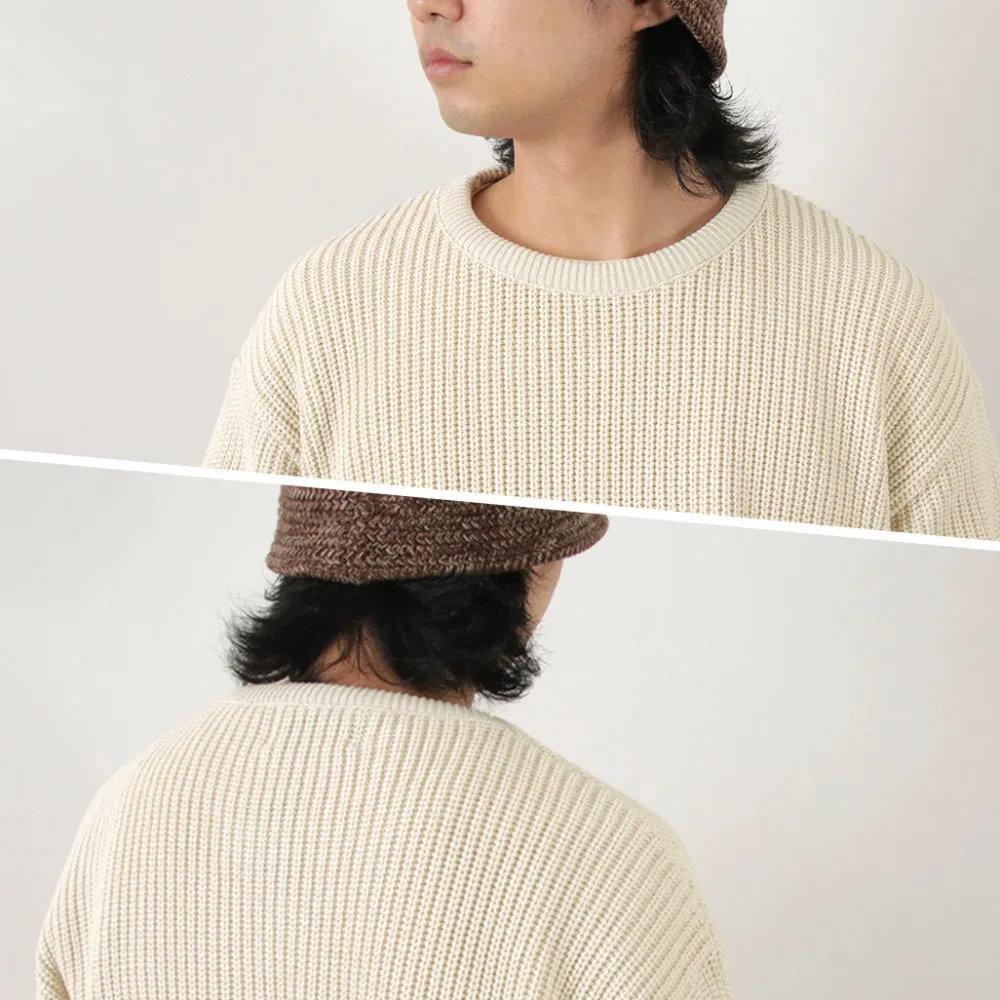 BINGHAMTON KNITTING COMPANY Knits^/ Shaker Crew Knit