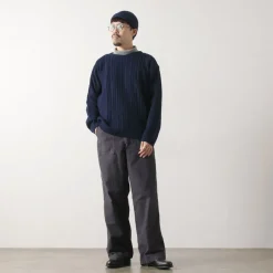 BINGHAMTON KNITTING COMPANY Knits^/ Fisherman Pullover Cotton Knit