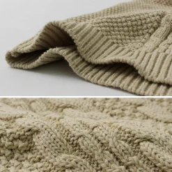 BINGHAMTON KNITTING COMPANY Knits^/ Fisherman Pullover Cotton Knit