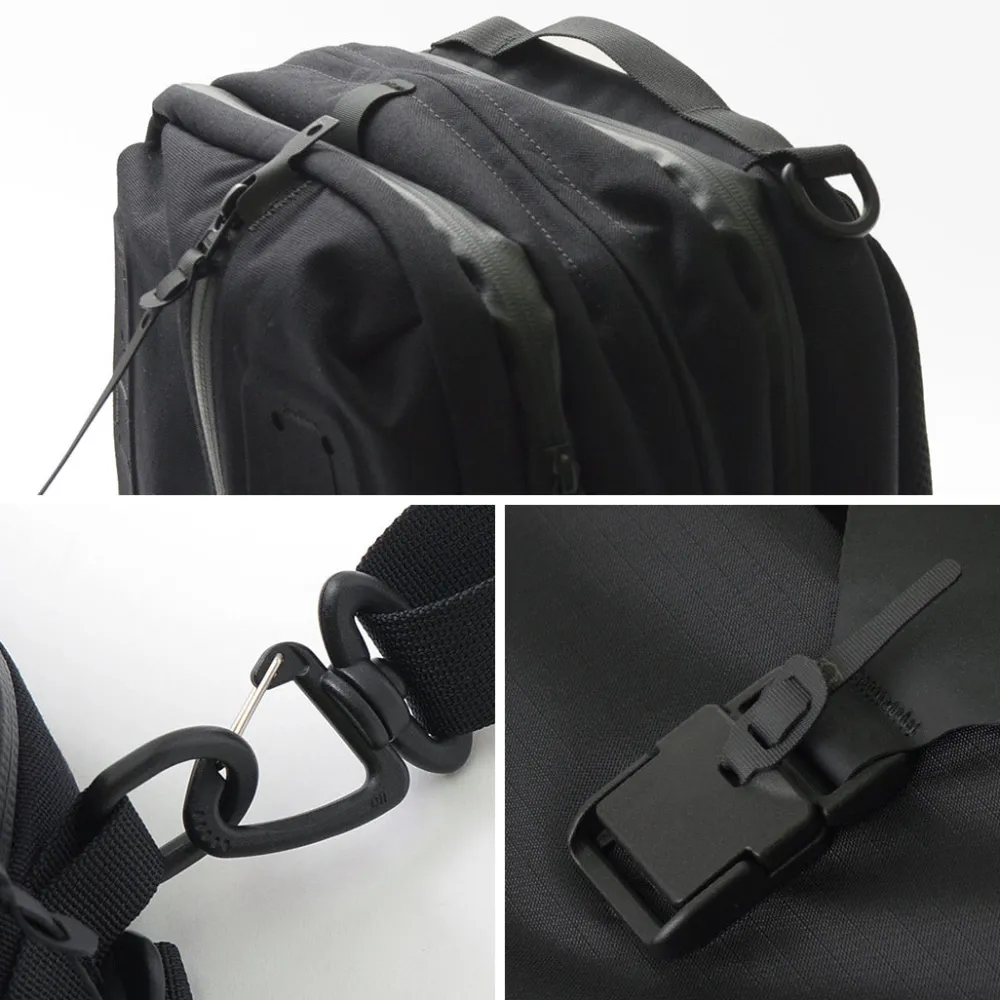 BLACK EMBER Briefcases|Backpacks^/ CORDURA FORGE 500 Denier 3WAY Travel Backpack black