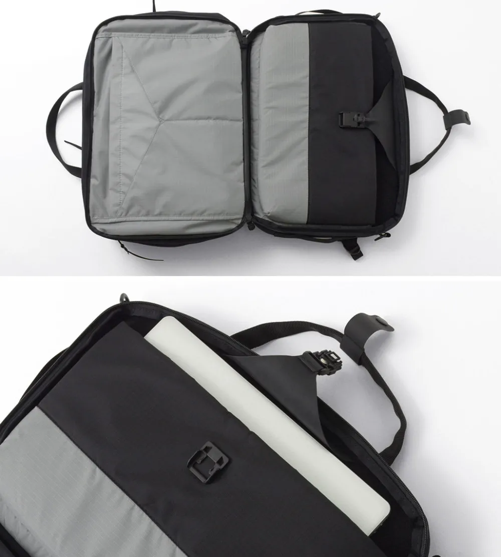 BLACK EMBER Briefcases|Backpacks^/ CORDURA FORGE 500 Denier 3WAY Travel Backpack black