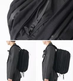 BLACK EMBER Briefcases|Backpacks^/ CORDURA FORGE 500 Denier 3WAY Travel Backpack black