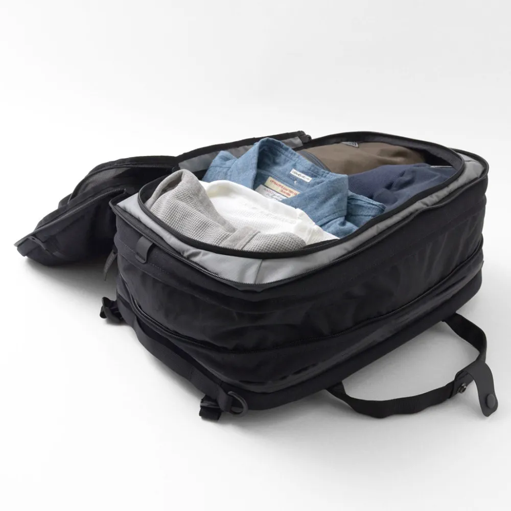 BLACK EMBER Briefcases|Backpacks^/ CORDURA FORGE 500 Denier 3WAY Travel Backpack black