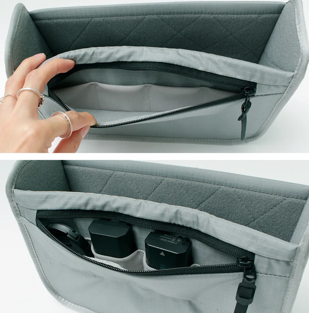 BLACK EMBER Other Bags^/ Grip Camera Insert ice-gray