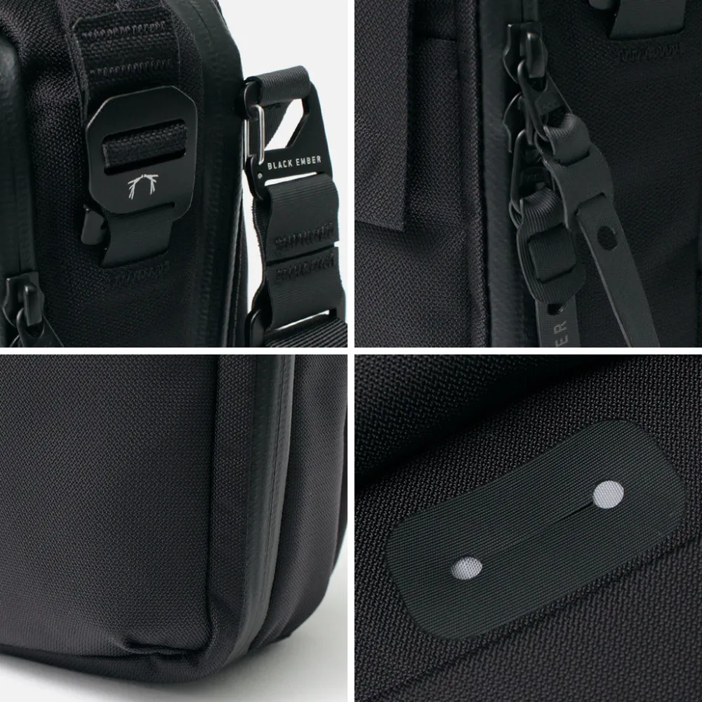 BLACK EMBER Shoulder Bags^/ KOMPAK black