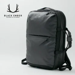 BLACK EMBER Backpacks^/ Rectangle 2-way pack black