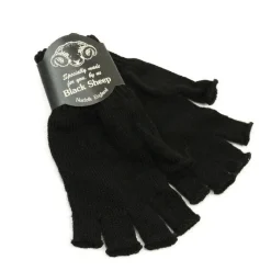 BLACK SHEEP Gloves^/ Fingerless knit gloves