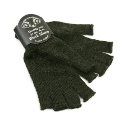 BLACK SHEEP Gloves^/ Fingerless knit gloves