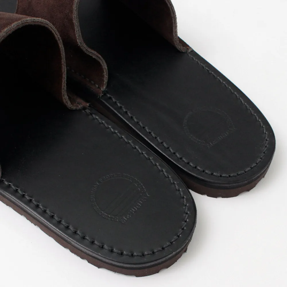 BLUE OVER Sandals^/ Fosco 2 Black Sole Sandals