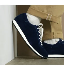 BLUE OVER Sneakers^/ Suede Sneakers MIKEY
