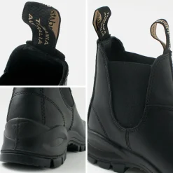 BLUNDSTONE Leather Shoes & Boots^/ LUG BOOT Side Gore Boots black