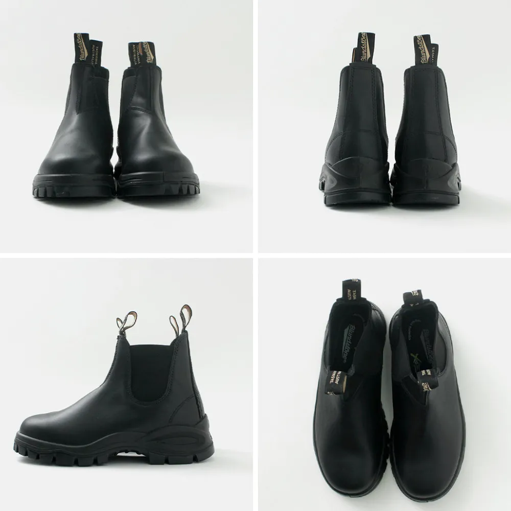 BLUNDSTONE Leather Shoes & Boots^/ LUG BOOT Side Gore Boots black