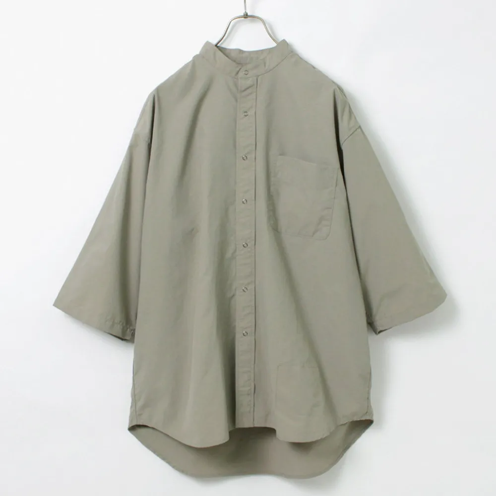 BURLAP OUTFITTER Shirts^/ 7/10 Sleeve Band Collar Shirt