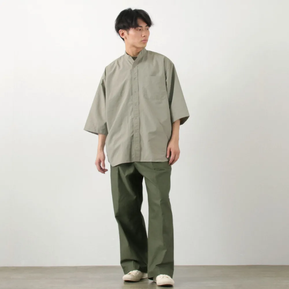 BURLAP OUTFITTER Shirts^/ 7/10 Sleeve Band Collar Shirt