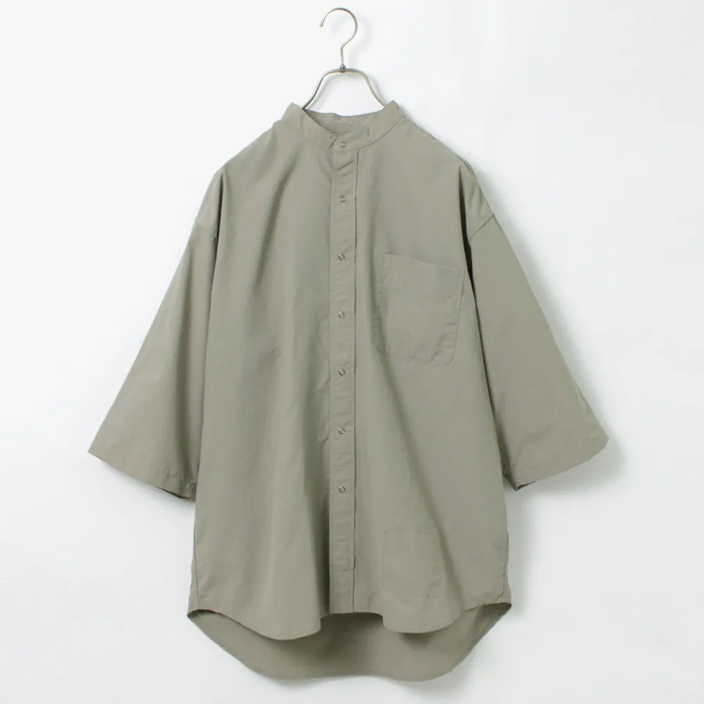 BURLAP OUTFITTER Shirts^/ 7/10 Sleeve Band Collar Shirt
