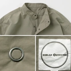 BURLAP OUTFITTER Shirts^/ 7/10 Sleeve Band Collar Shirt