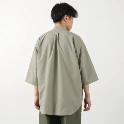 BURLAP OUTFITTER Shirts^/ 7/10 Sleeve Band Collar Shirt