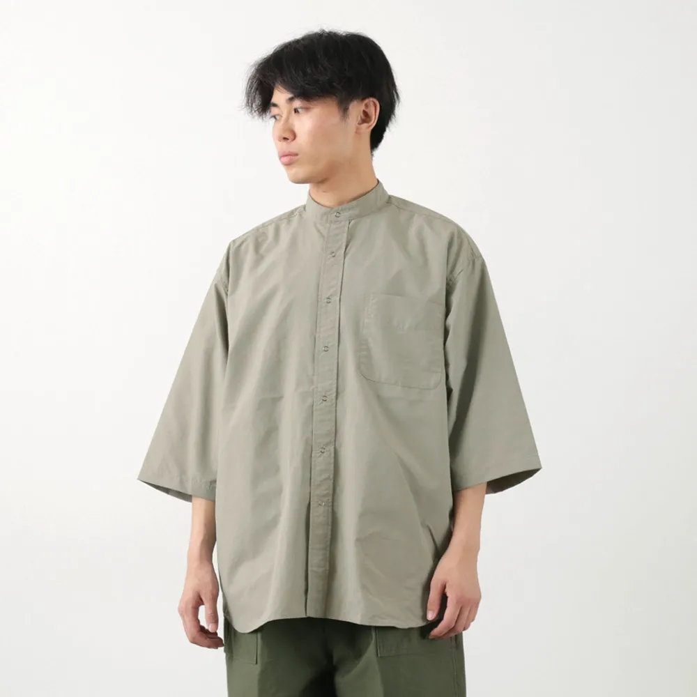BURLAP OUTFITTER Shirts^/ 7/10 Sleeve Band Collar Shirt