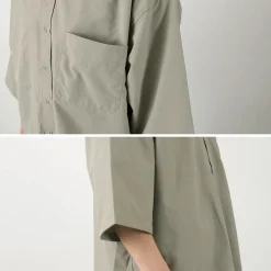 BURLAP OUTFITTER Shirts^/ 7/10 Sleeve Band Collar Shirt