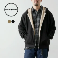 BURLAP OUTFITTER Jackets^/ Grid Fleece Lined Zip Hoodie