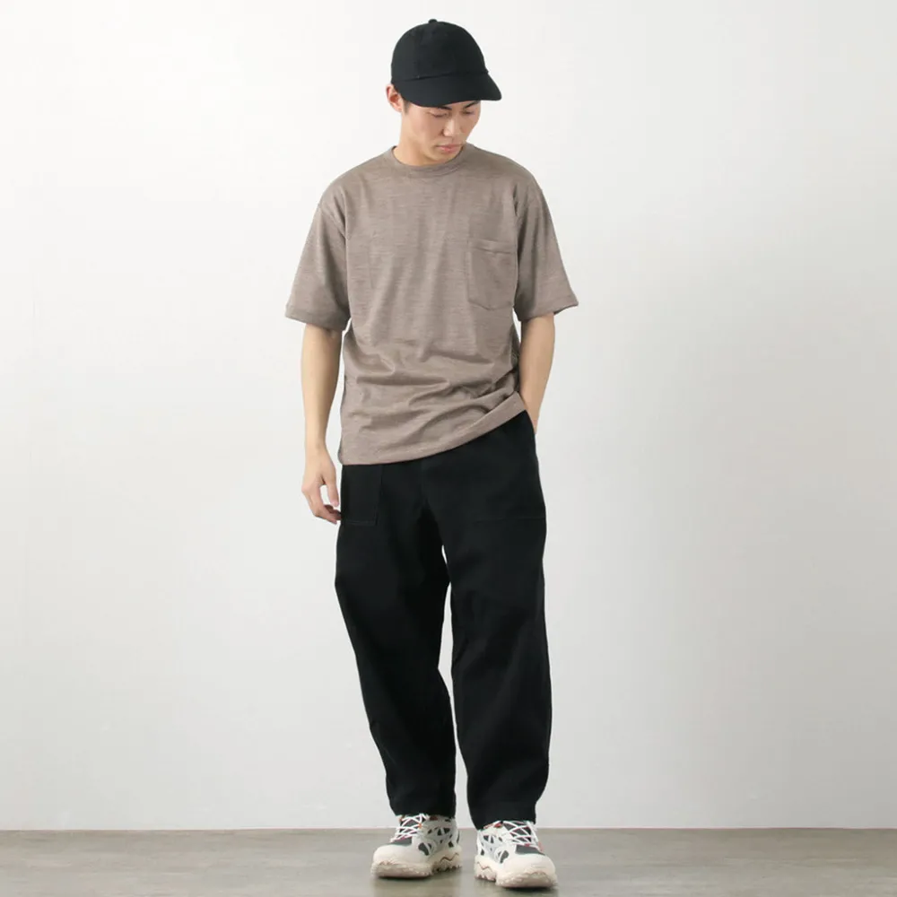 BURLAP OUTFITTER T-Shirts^/ Short Sleeve Merino Wool Pocket T-Shirt