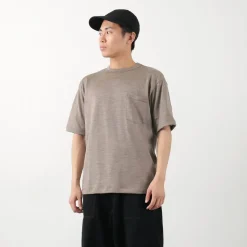 BURLAP OUTFITTER T-Shirts^/ Short Sleeve Merino Wool Pocket T-Shirt