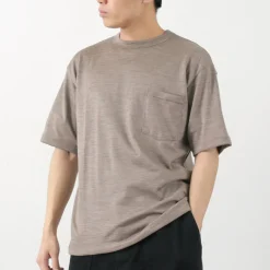 BURLAP OUTFITTER T-Shirts^/ Short Sleeve Merino Wool Pocket T-Shirt