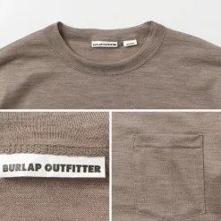 BURLAP OUTFITTER T-Shirts^/ Short Sleeve Merino Wool Pocket T-Shirt