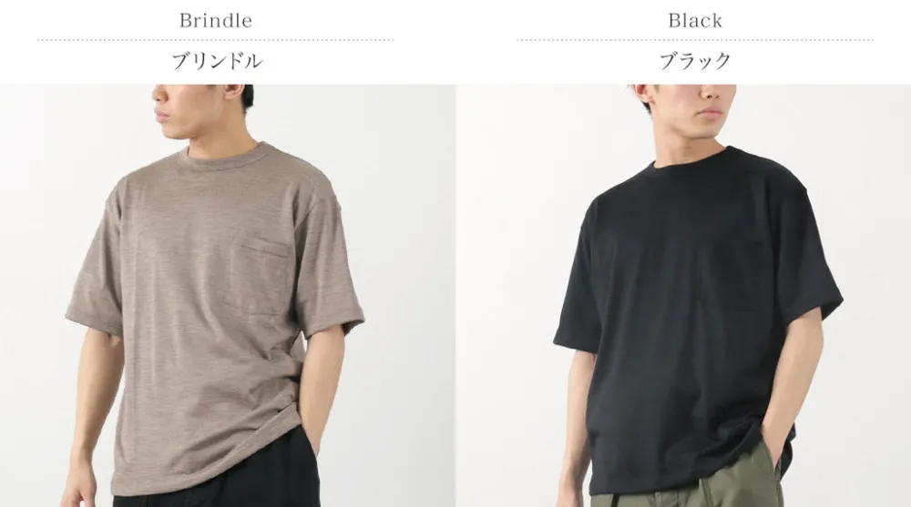 BURLAP OUTFITTER T-Shirts^/ Short Sleeve Merino Wool Pocket T-Shirt