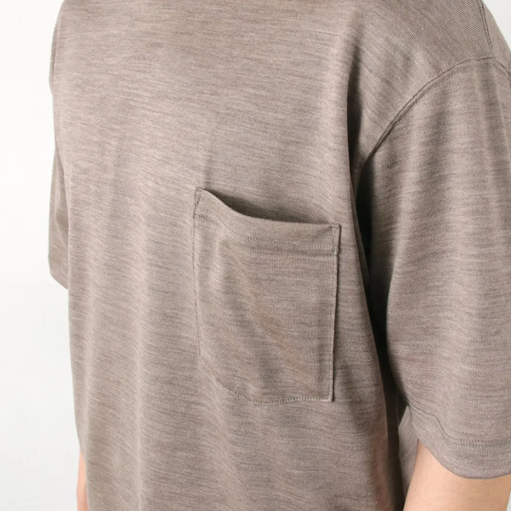 BURLAP OUTFITTER T-Shirts^/ Short Sleeve Merino Wool Pocket T-Shirt