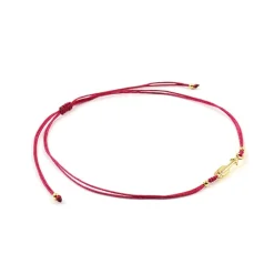 CHALISA T.. Anklets^/ Arrow Silver Notched Cord Anklet