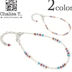 CHALISA T.. Anklets^/ Natural Stone Anklet