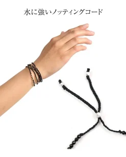CHALISA T.. Anklets^/ Onyx 2mm cut beads 2 way accessory necklace/bracelet black