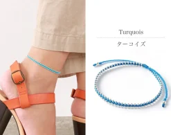 CHALISA T.. Anklets^/ Silver Ball Bead Duo Anklet