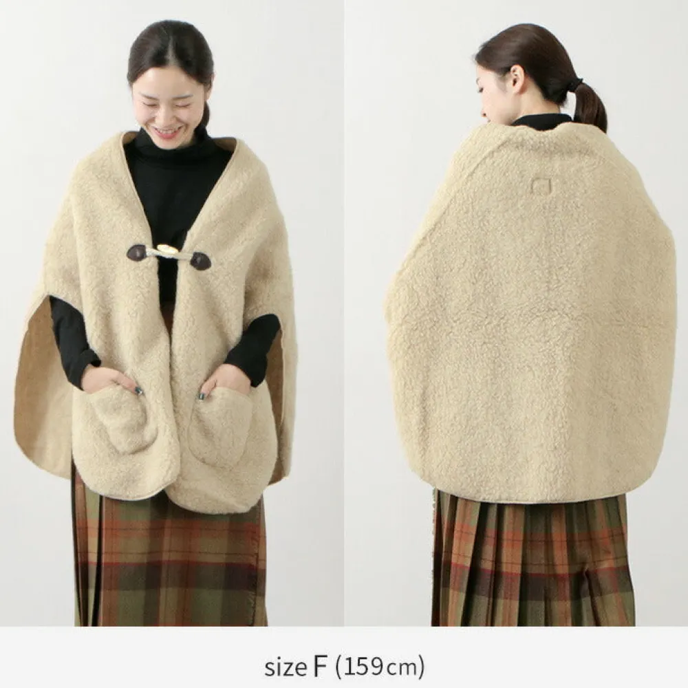 COLDBREAKER Jackets^/ Boa Wool Poncho