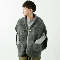 COLDBREAKER Jackets^/ Boa Wool Poncho