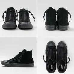 CONVERSE Sneakers^/ Suede All Star R Center Zip High Cut Sneakers black