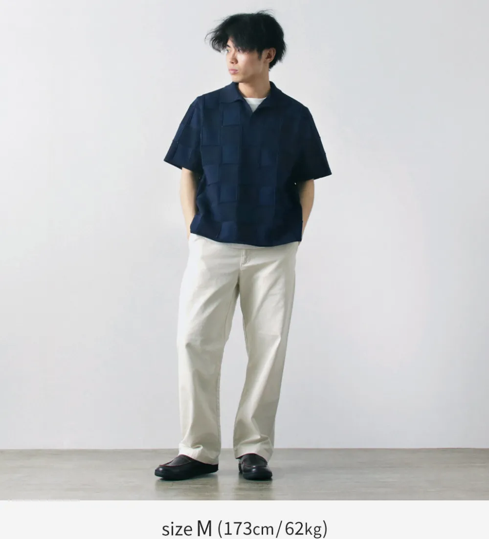 COOHEM Knits^/ Links Check Knit Pullover