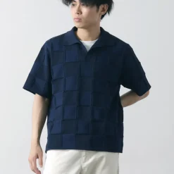 COOHEM Knits^/ Links Check Knit Pullover