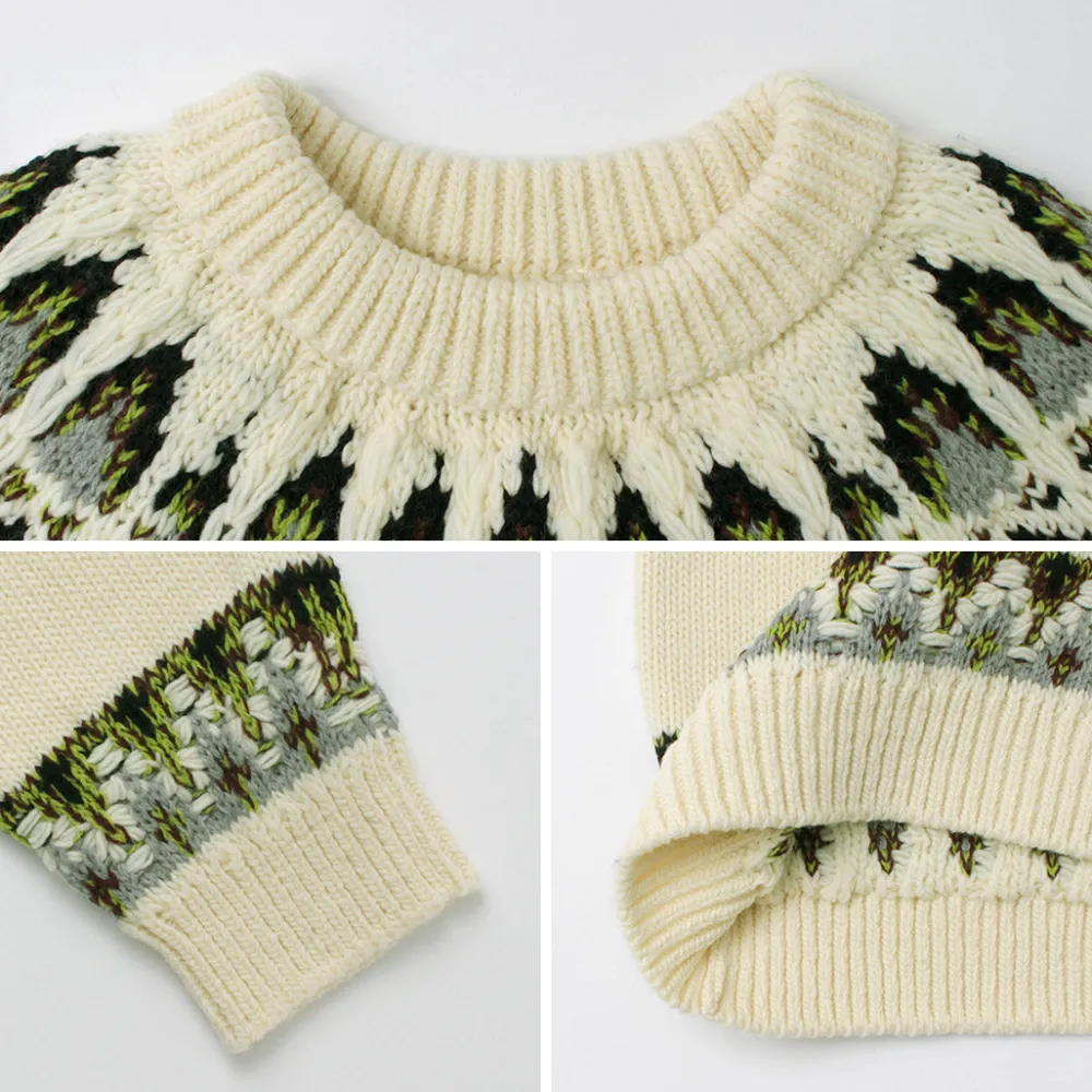 COOHEM Knits^/ Nordic Knit Pullover