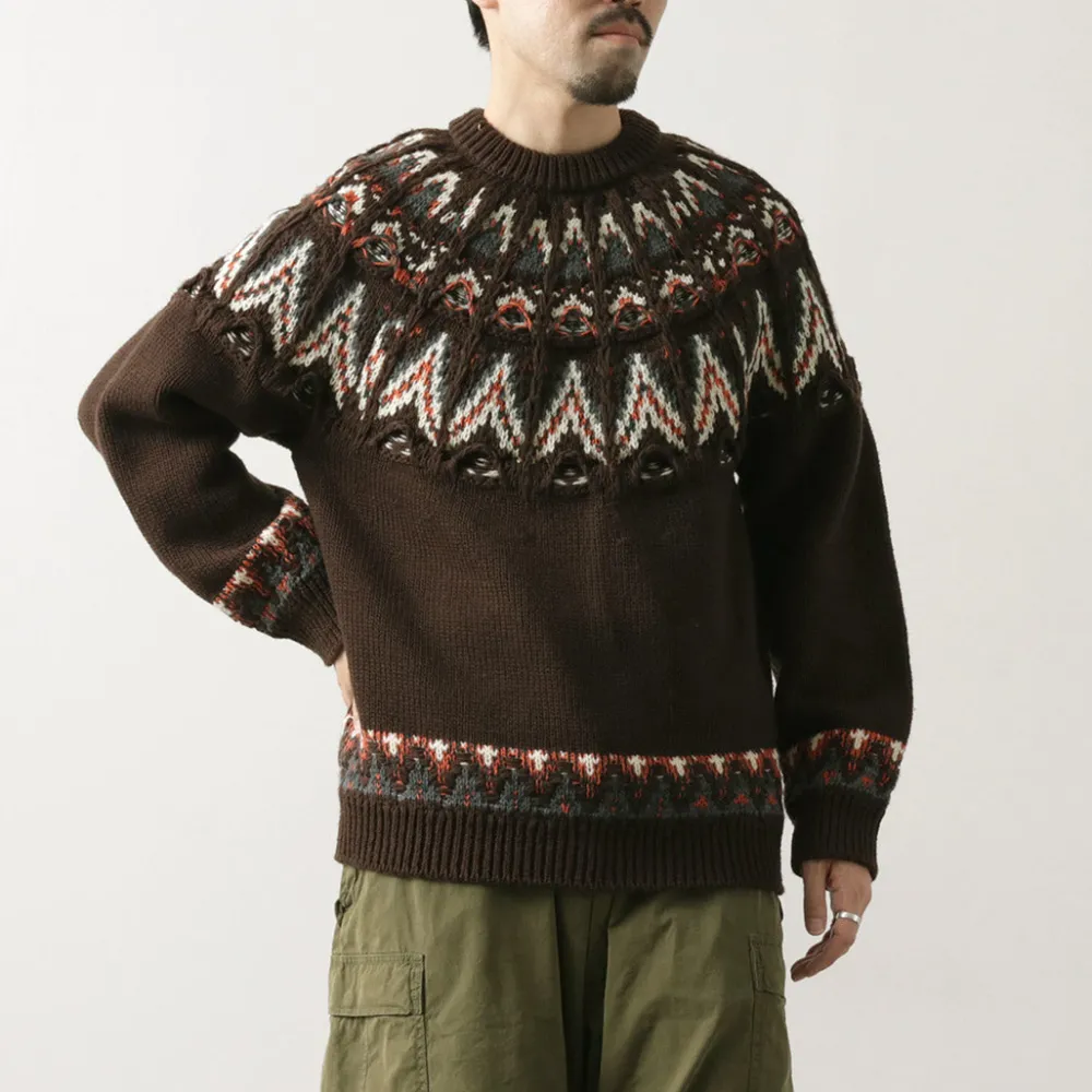 COOHEM Knits^/ Nordic Knit Pullover