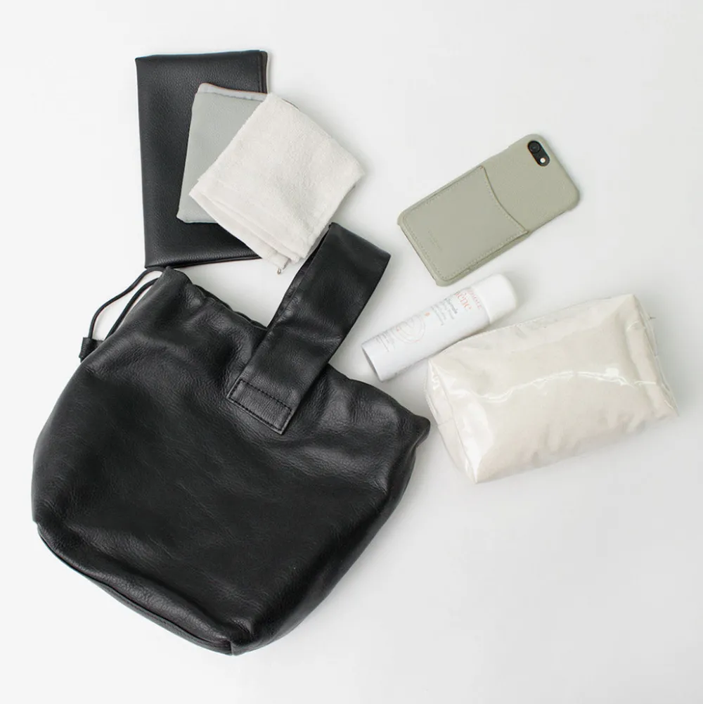 CREED Tote Bags^/ Drawstring Tote Cowhide Leather