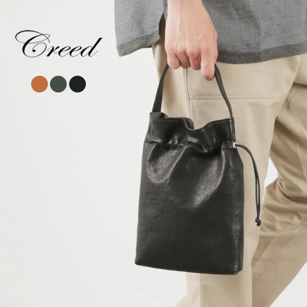 CREED Tote Bags^/ Drawstring Tote Horse Leather