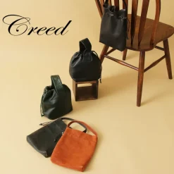 CREED Tote Bags^/ Drawstring Tote Horse Leather