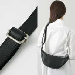 CREED Shoulder Bags^/ Leather Shoulder Bag black