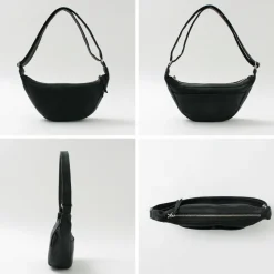 CREED Shoulder Bags^/ Leather Shoulder Bag black