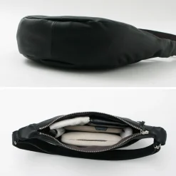 CREED Shoulder Bags^/ Leather Shoulder Bag black